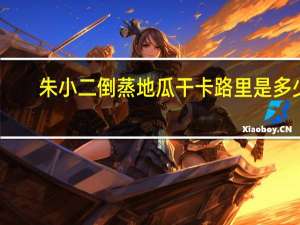 朱小二 倒蒸地瓜干卡路里是多少