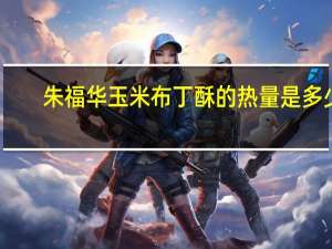 朱福华 玉米布丁酥的热量是多少