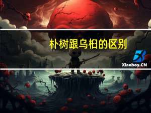 朴树跟乌桕的区别