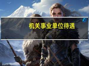 机关事业单位待遇