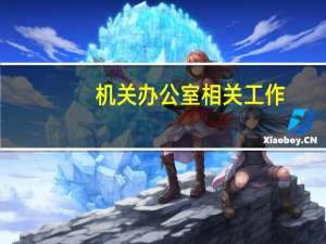 机关办公室相关工作