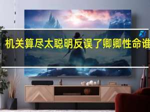 机关算尽太聪明 反误了卿卿性命谁说的（机关算尽太聪明 反误了卿卿性命出自哪里 什么意思）