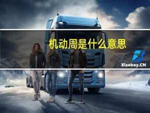 机动周是什么意思