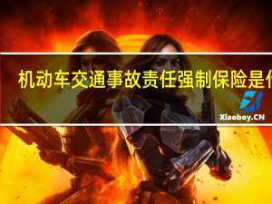 机动车交通事故责任强制保险是什么