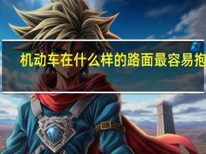 机动车在什么样的路面最容易抱死