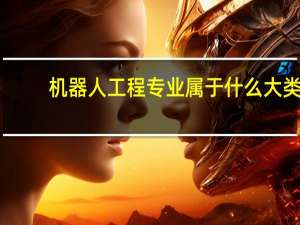 机器人工程专业属于什么大类