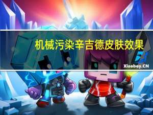 机械污染辛吉德皮肤效果（机械污染辛吉德多少钱）