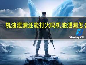 机油泄漏还能打火吗 机油泄漏怎么办