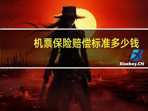 机票保险赔偿标准多少钱