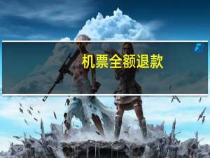 机票全额退款