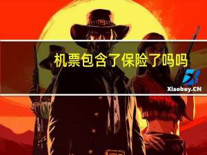 机票包含了保险了吗吗