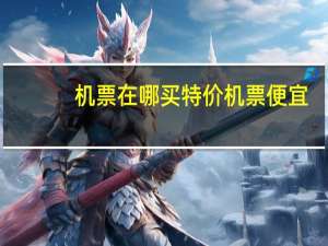 机票在哪买特价机票便宜