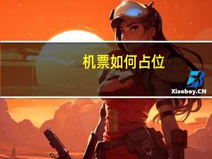 机票如何占位