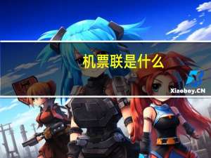 机票联是什么