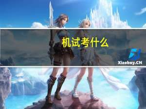 机试考什么
