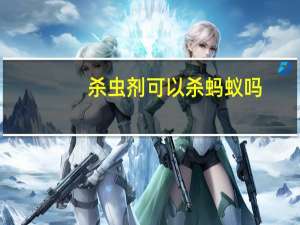 杀虫剂可以杀蚂蚁吗