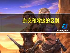 杂交和嫁接的区别