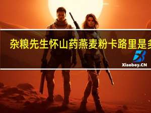 杂粮先生 怀山药燕麦粉卡路里是多少