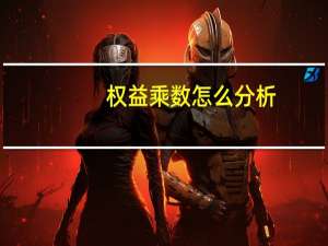 权益乘数怎么分析