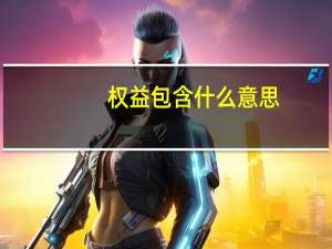 权益包含什么意思