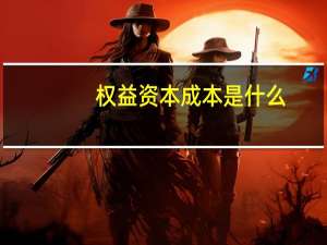 权益资本成本是什么