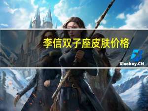 李信双子座皮肤价格