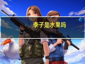 李子是水果吗