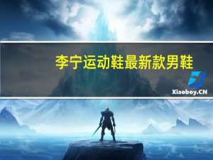 李宁运动鞋最新款男鞋（李宁运动鞋最新款）