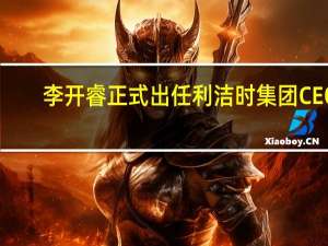 李开睿正式出任利洁时集团CEO
