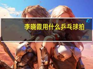 李晓霞用什么乒乓球拍