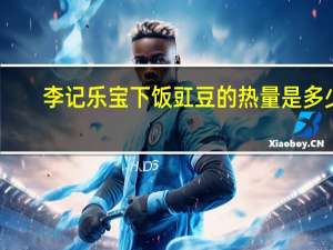 李记乐宝 下饭豇豆的热量是多少