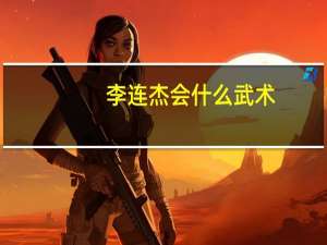 李连杰会什么武术