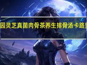 杏园灵芝真菌肉骨茶养生排骨汤卡路里是多少