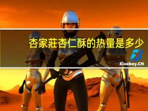 杏家莊 杏仁酥的热量是多少