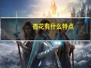 杏花有什么特点