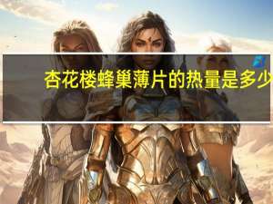 杏花楼 蜂巢薄片的热量是多少