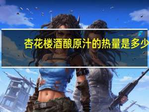 杏花楼 酒酿原汁的热量是多少