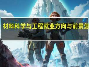 材料科学与工程就业方向与前景怎么样