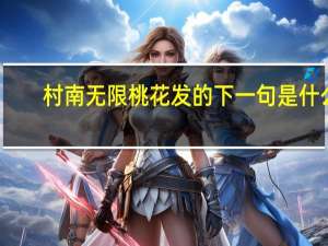 村南无限桃花发的下一句是什么