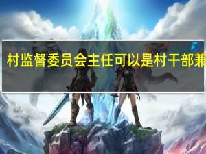 村监督委员会主任可以是村干部兼任吗（根据我国宪法规定省人大常委会主任不可以兼任下列哪些职务）