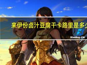 来伊份 卤汁豆腐干卡路里是多少