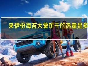 来伊份 海苔大薯饼干的热量是多少