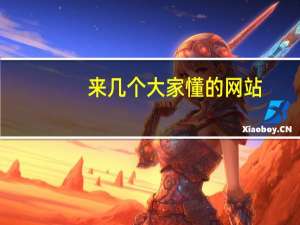 来几个大家懂的网站（来个网站大家懂的得）
