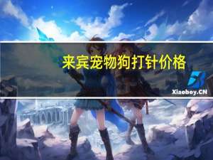 来宾宠物狗打针价格