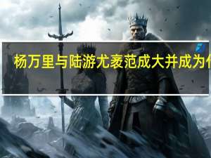 杨万里与陆游尤袤范成大并成为什么