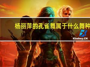 杨丽萍的孔雀舞属于什么舞种