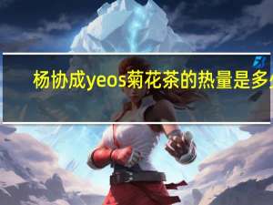 杨协成 yeos 菊花茶的热量是多少
