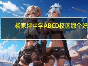 杨家坪中学ABCD校区哪个好
