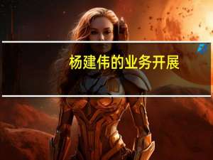杨建伟的业务开展