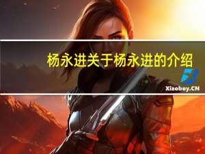 杨永进 关于杨永进的介绍